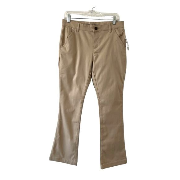 NWT Old Navy Khaki Pants Size 14 Plus Girls Kids Bootcut - Picture 1 of 6
